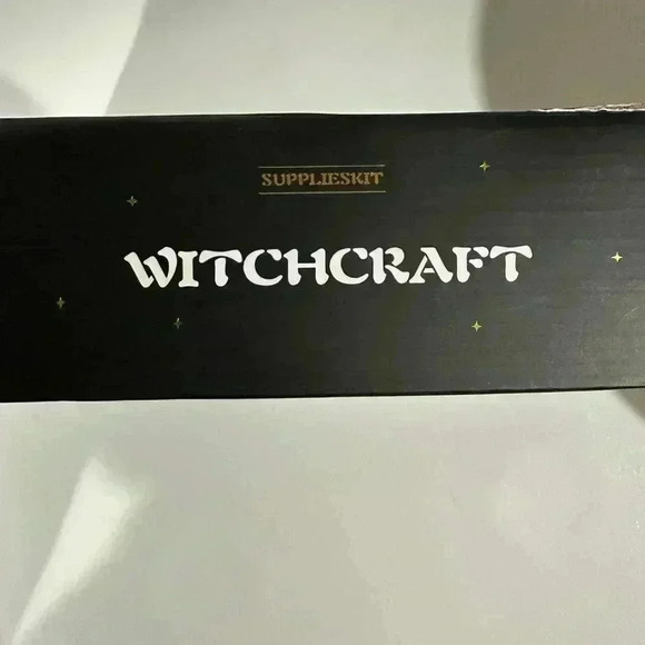 Witchcraft Kit Supplies Set Black Gold Open Box! Halloween Wicca - Picture 7 of 16